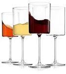 BENETI Square Crystal Wine Glasses 