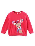 Beebay Christmas Reindeer Sweater Red