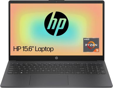 HP 15.6" Laptop – Ryzen 5, 8GB RAM, 256GB SSD