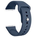 Tobfit Silicone Band for Fitbit Versa 3 4 Fitness Tracker,Soft Sport Strap for Fitbit Sense Fitness Tracker (Watch Not Included), Adjustable Wristband with Metal Buckle for Men Women