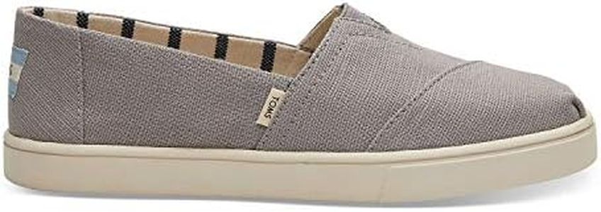 Toms Women's Alpargata Cupsole Morning Dove Heritage Canvas 6.5 M