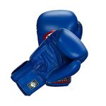 Twins Boxing Muay Thai Training Sparring Gloves (Blue,12 oz)