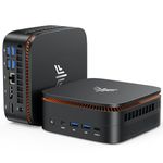 KAMRUI Pinova P1 Mini PC AMD Ryzen 3300U(Βeats N5095/N5105,up to 3.5GHz), Mini PC W11 Pro 16 GB+1TB M.2SSD, Mini Computer 4K Triple Display/LAN/WiFi/BT/USB3.2 Type-C/HDMI2.0/DP1.4 Home Office