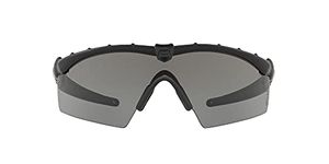 Oakley SI Men's OO9213 M Frame 2.0 Industrial Rectangular Sunglasses, Matte Black/Grey, 32 mm