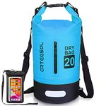 Waterproof Dry Bag,Dry Sack 5L/10L/20L/30L with Phone Pouch Waterproof Backpack for Outdoor Water Sports Boating Hiking Kayaking Canoeing Fishing