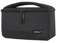 SIDRUM Polyester W10 Camera Insert Bag Waterproof For Nikon Canon & All Dslr Cameras | Dslr Slr Padded Camera Case Shockproof For Travel | Camera Lens Kit Bag,Black