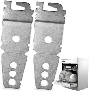 IMPRESA 2-Pack Undercounter Dishwasher Bracket Replacement - Whirlpool -Compatible - Compare to 8269145 / WP8269145 - Replacement Dishwasher Upper Mounting Bracket