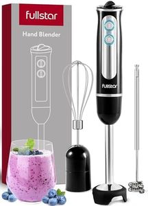 Immersion Blender Set, Hand Blender Electric, Immersion Blender Handheld, 9-Speed, 500W Handheld Blender - Hand Blenders Immersion, Hand Mixer Electric Blenders, Smoothie Blender (3-in-1, Black)