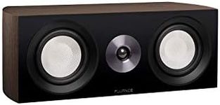 Fluance Reference High Performance 2-Way Center Channel Speaker for Enhanced Dialogue and Vocals in Home Theater Surround Sound Systems - Walnut (XL8CW)