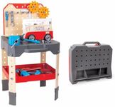 Hape Vehicle Service & Repair Shop Tools Workbench Kids/Toddler Pretend Toy 3+