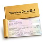 Treasure Tales Pastel Codes Abundance Cheque Book | Universe Manifestation Journal | Bank of Universe | Magic Law of Attraction Money Tool | Prosperity Wealth Affirmation | Spiritual Financial Gift