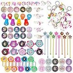 THE TWIDDLERS - 200 Piece Unicorn Party Bag Fillers for Kids, Assorted Goodie Gift Bag Favours, Birthday Easter Toys, Pinata Fillers