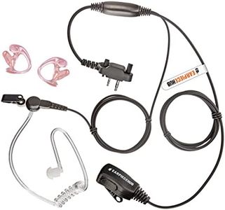 Covert IC-F2000 IC-F1000 - Auriculares de Tubo acústico para Radio ICOM con Auriculares (2 Pines de Rosca)