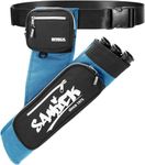 SAMICK SPORTS Archery Arrow Quiver for Arrows - Adjustable Waist Hanged Quiver - 3 Protected Arrow Tubes - Pockets for All Your Equipment Right Handed ONLY