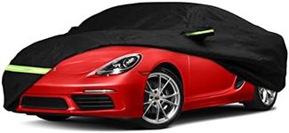 YIXIND Waterproof Car Cover for 1997-2022 Porsche 718 Boxster/Cayman 986/987/981 Car Cover Custom Fit 100%Waterproof Windproof Strap & Single Door Zipper Bands for Snow Rain Dust Protection (718)