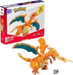 MEGA Pokémon Building Toys Set Charizard with 222 Pieces, Articulated and Poseable, 4 Inches Tall, for Kids