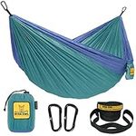 Wise Owl Outfitters Camping Hammock - Camping Accessories Single or Double Hammock for Outdoor, Travel Hammock Indoor w/Tree Straps