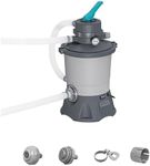 Bestway 3596L Above Ground Pool Sand Filter Pump - 30.5cm x 30.5cm x 62cm - Grey/Green