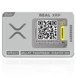 Ballet Real XRP - The Easiest Crypto Cold Storage Card - Cryptocurrency Hardware Wallet with Secure Multicurrency and NFT Support, (Single)