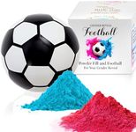 Team Planet Gender Reveal Exploding Football with Powder Large 14cm - Exciting Gender Reveal Ideas for Baby Gender Reveal Parties, Includes Gender Reveal Football for Fun Celebrations