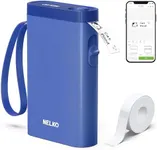 Nelko Label Maker Machine with Tape, P21 Bluetooth Label Printer, Wireless Mini Label Makers with Multiple Templates for Organizing Office Home, Deep Blue