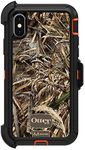 OtterBox Defender Series SCREENLESS Case Case for iPhone Xs & iPhone X - Retail Packaging - (Blaze Orange/Black/MAX 5 CAMO)