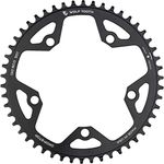 Wolf Tooth: 130 BCD Cyclocross Chainring Flat Top 48t - Black - Black - 48t