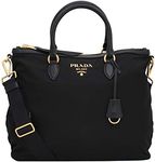 Prada Womens Two Way Black Tessuto 