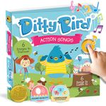 Ditty Bird Musical Books for Toddlers | Fun Children's Nursery Rhyme Book | I’m a Little Teapot Book with Sound | Interactive Toddler Books for 1 Year Old to 3 Year Olds | Sturdy Baby Sound Books