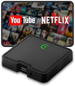 Wireless Carplay Adapter 2025 Ai Box for iPhone & Android Auto with Netflix YouTube Supports TF card Dongle Plug and Play Easy Setup Carplay Video entertainment box for iOS 10+ and cars after 2015 Car