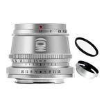 TTArtisan 35mm F1.4 APS-C Format Large Aperture Manual Focus Fixed Lens for Sony E Mount Cameras Silver