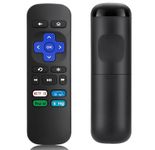 Replacement Remote Control Only for Roku Box, Remote Control Roku 1/2/3/4, XD,LT,HD,XS, for Roku Express/+, Premiere/+ (NOT for Roku Stick and Roku TV)