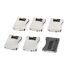 uxcell 6 Pcs SMT Surface Mounted Devices Cell Phone TF Micro SD Memory Card Slot Holder Sockets