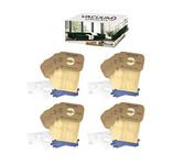 Vacuum Specialists Premium Vacuum Bags and Filters Bundle Pack Compatible with Electrolux Style C Canisters - Package of 24 Bags + 8 After Filters
