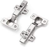 Soft Close Cabinet Cupboard Door Hinges 35mm Full Overlay 110 Degree, Plates and Screws Included Slow Shut 2 Pack Dotty Deals