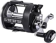 Sougayilang Trolling Reel, Level Wind Fishing Reel, Conventional Reel for Salmon and Catfish-30R