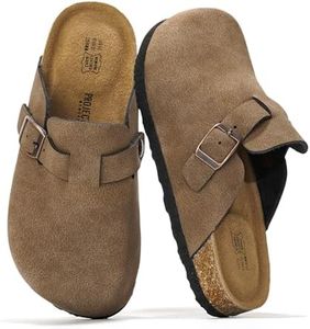 Project Cloud Kids 100% Genuine Leather Non Slip Clogs with Cork Footbed