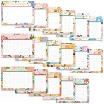 2025 Calendar Bella Flora Monthly Desk Pad Orange Circle Studio 25050