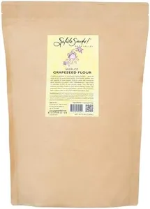 Merlot Grapeseed Flour by Salute Sante! Baking, Gluten-Free, Zero Waste, Non-GMO Grape Seed Flour, Vegan, 5 Pound