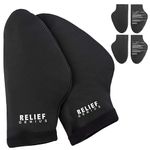 Relief Genius Hand Ice Pack-Our Cold Gloves for Chemotherapy and Neuropathy Help Achieve Relief from Arthritis, Sprains, Muscle Pain, and Swelling-Small/Medium Diabetic Ice Pack Gloves for Hands 2 Pc