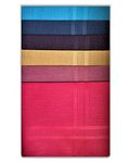 Style Square Men's Handkerchiefs, 100% Pure Soft Cotton Handkerchief, Pattern Colored Pocket Square Hankies, Great Gift, 43 x 43 cm (Assorted Set of 6 - AS-80266)