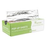 Roponan Aluminum Foil Sheets, 500 Sheets, 30 x 27.3 cm/sheet, Precut Aluminum Foil Wraps, Pop-Up Interfolded Foil Sheets for Baking, Grilling, Roasting, Cooking or Storing Food