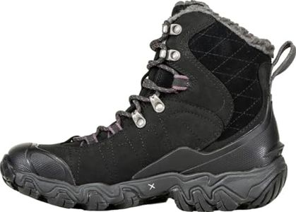 Oboz Bridger 7" Insulated B-Dry Hiking Boot - Women's Black 10.5