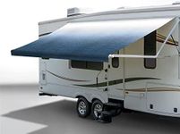 RecPro RV Awning Fabric Replacement | Width Options from 8 Feet to 22 Feet | Variety of Color Options | 8' (96") Length RV Awning | Premium Vinyl (18' - Actual Width 17' 1", Slate Blue Fade)