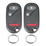 Anxingo Keyless Entry Remote Control Car Key Fob Replacement for Honda Civic EX LX DX 2001-2005, Pilot 2003-2007 NHVWB1U521 NHVWB1U523 (2 Pack)