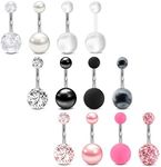 MODRSA Belly Button Rings Surgical 