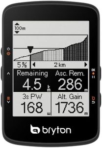 Bryton Rider 460 2.6 Inch LCD GPS Bike Computer Innovative Navigation Assistance, Compatible with E-Bike and Bike Radar, 32hrs Long Battery Life, Bluetooth ANT Waterproof