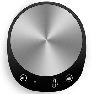 Homebuds 10kg Digital Kitchen Scales in 1g, High Precision Assured by Food Scale Professional Factory Since 2001, Kitchen Scale for Cooking and Baking, LED, 3*AAA Included, Black