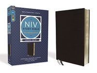 NIV Study Bible, Fully Revised Edition, Large Print, Bonded Leather, Black, Red Letter, Comfort Print: New International Version, Black Bonded Leather, Red Letter, Comfort Print