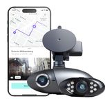 Nexar Pro Dual Dash Cam - HD Front Dash Cam and Interior Car Security Camera - Nexar Dash Cam Front and Rear - Dual Dash Cam Parking Mode and Wifi - Dash Cams for Cars - Dash Cam for Truckers 64GB